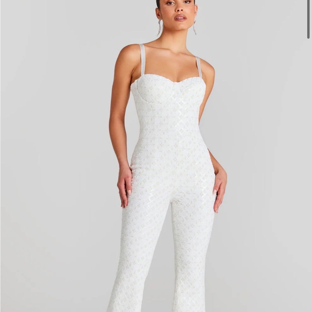 NADINE MERABI White Jumpsuit